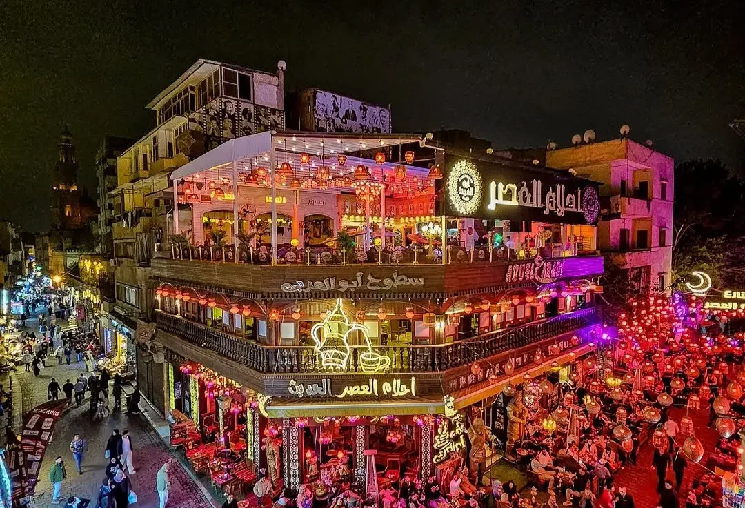 Una caffetteria famosa al cairo antico