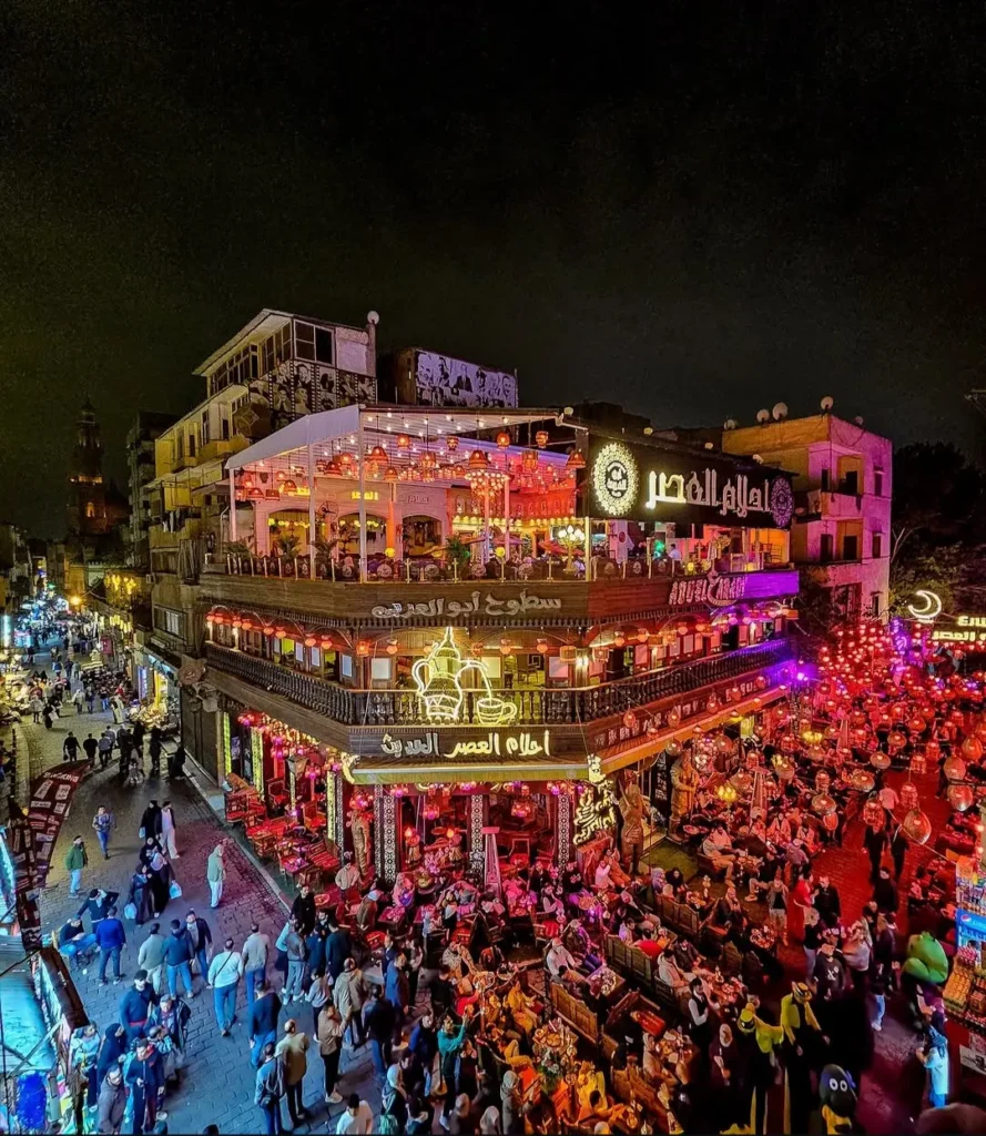 Una caffetteria famosa al cairo antico